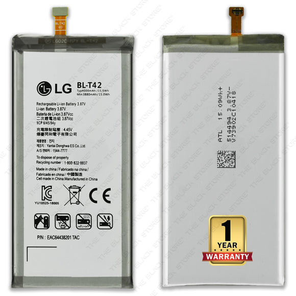 Genuine Battery BL-T42 for LG V50 Thinq 5G LM-V500 V500N V500EM V500xm 4000mAh with 1 Year Warranty*