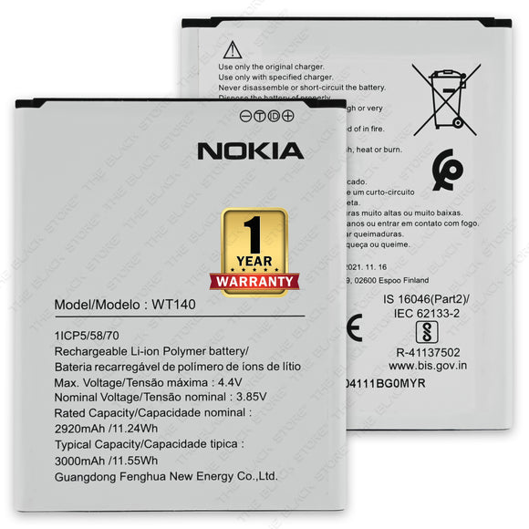 Genuine Battery WT140 for Nokia C01 Plus TA-1396 3000mAh with 1 Year Warranty*