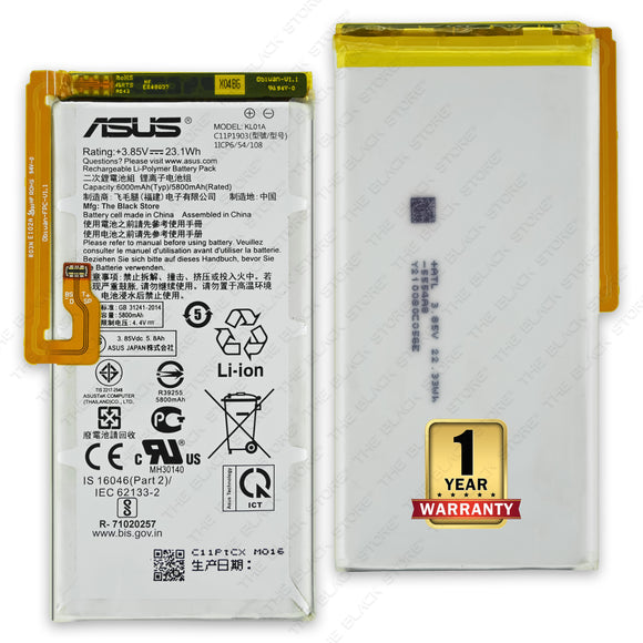 Genuine Battery C11P1903 for Asus ROG Phone 3 ASUS_I003D, I003DD, I003D ZS661KS-6A006IN 6000mAh with 12 Months Warranty*