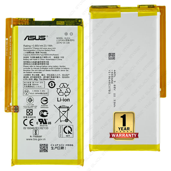 Genuine Battery C11P1901 for Asus Zenfone Rog Phone 2 6000mAh with 12 Months Warranty*