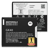 Original Battery GK40 for Motorola Moto E3 | Moto E4 | Moto G4 Play | Moto G5 2800mAh with 1 Year Warranty*